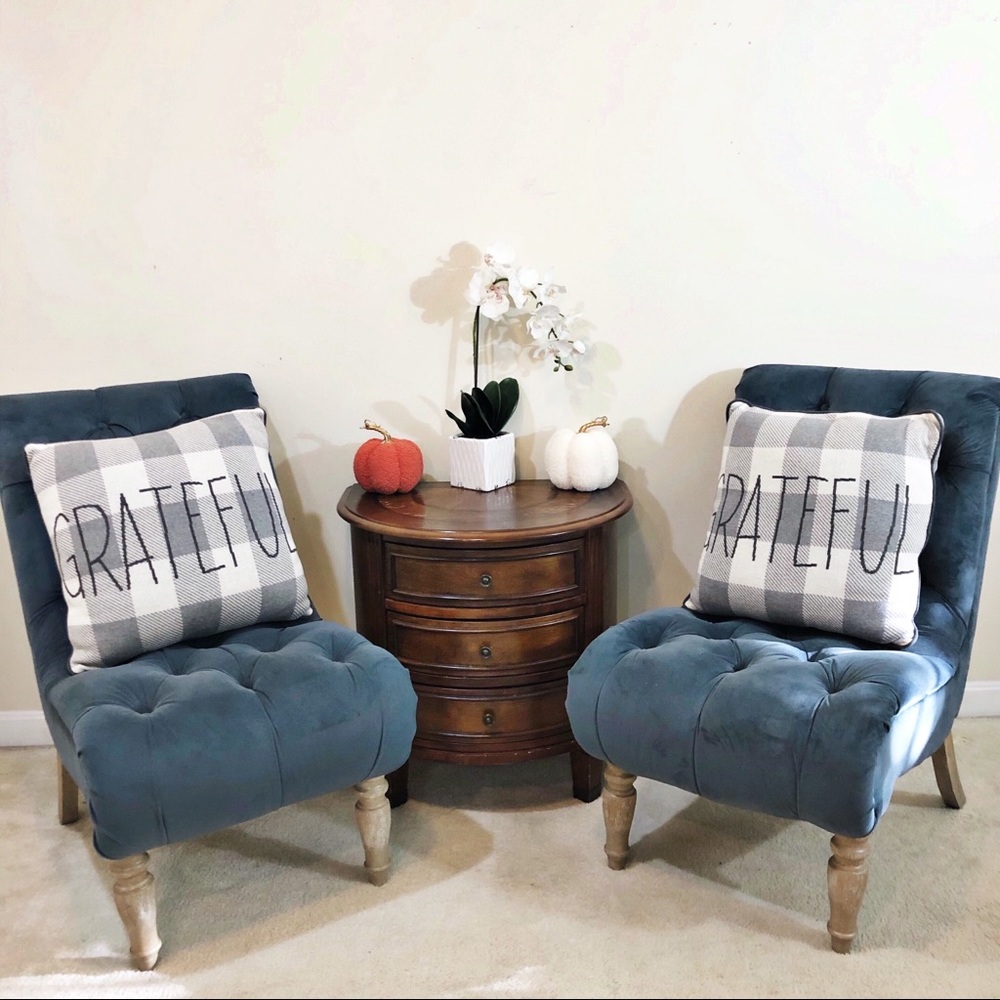 Home Essentials & Beyond 2 Grateful Plaid Pillow